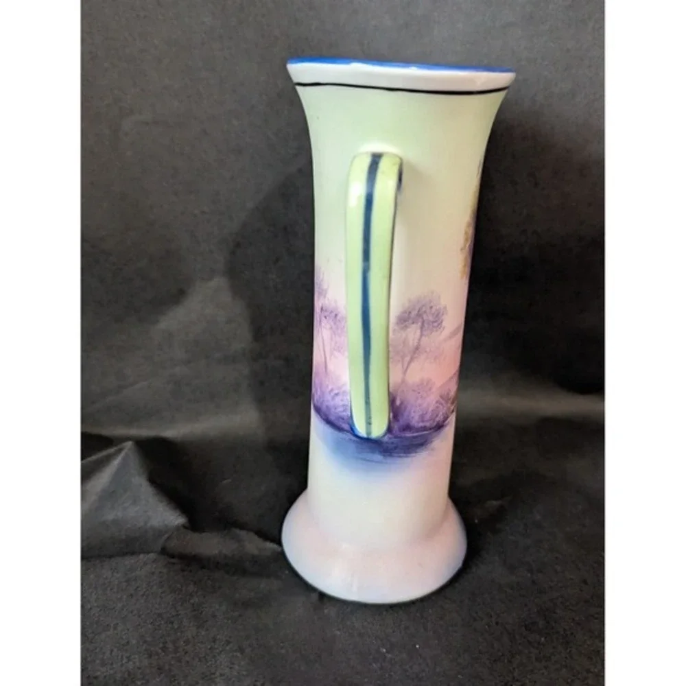 Vintage Noritake‎ Scenic Vase 8